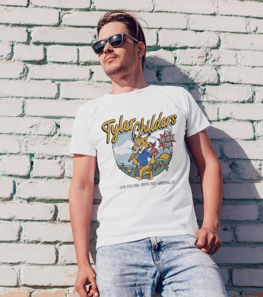 Tyler Childers Wildcat On The Road Tour Forest Sunrise Scene T-Shirt