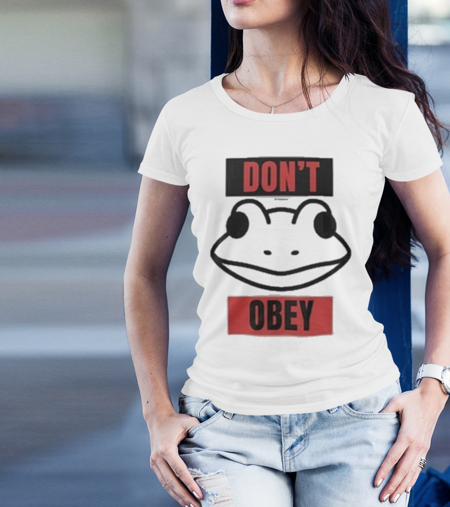 Don’t Obey Frog Resistance Portland T-Shirt