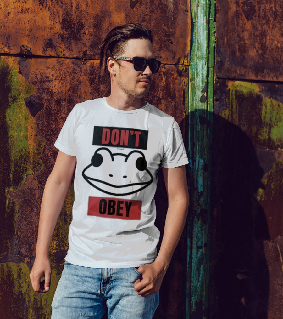 Don’t Obey Frog Resistance Portland T-Shirt