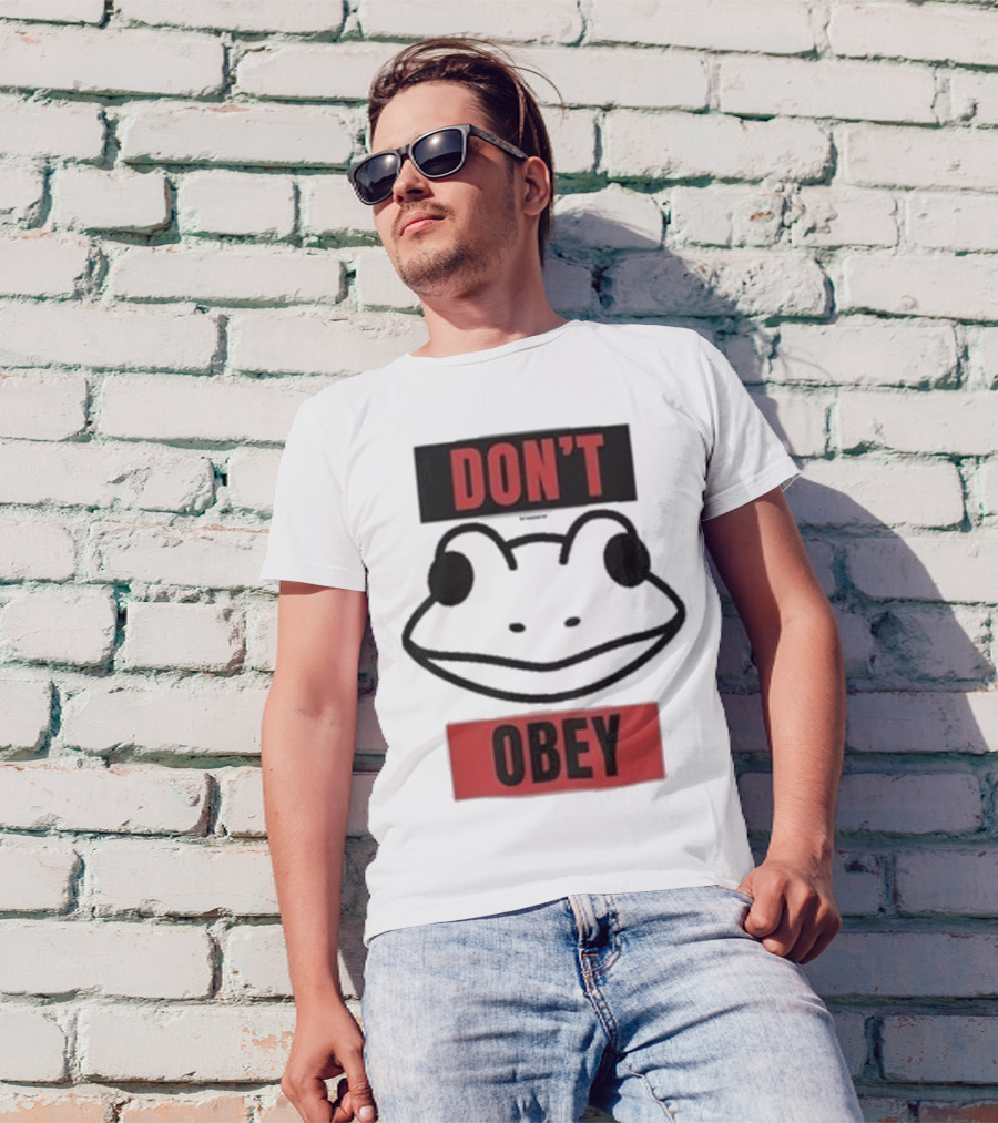 Don’t Obey Frog Resistance Portland T-Shirt