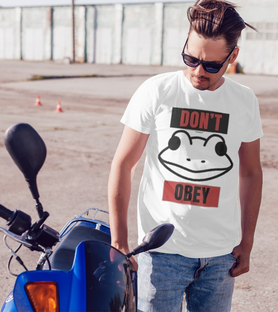 Don’t Obey Frog Resistance Portland T-Shirt