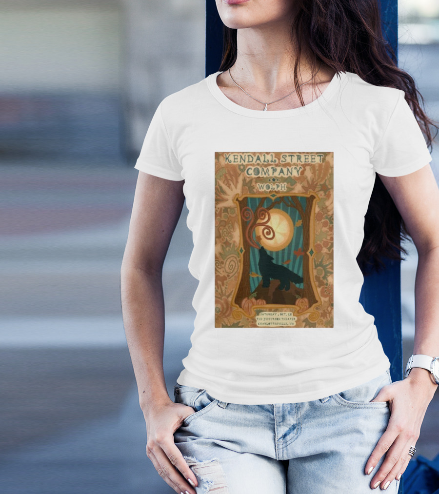 Kendall Street Company Wolph Jefferson Theater Charlottesville VA Oct 18 2025 T-Shirt