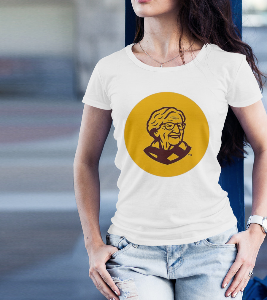 Loyola Chicago Sister Jean Trademark Icon Yellow T-Shirt