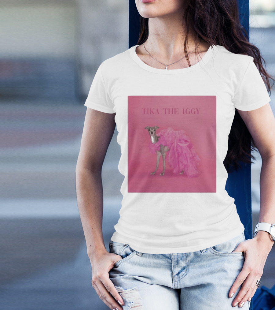 Tika The Iggy Pink Ruffle Fashion Tour T-Shirt