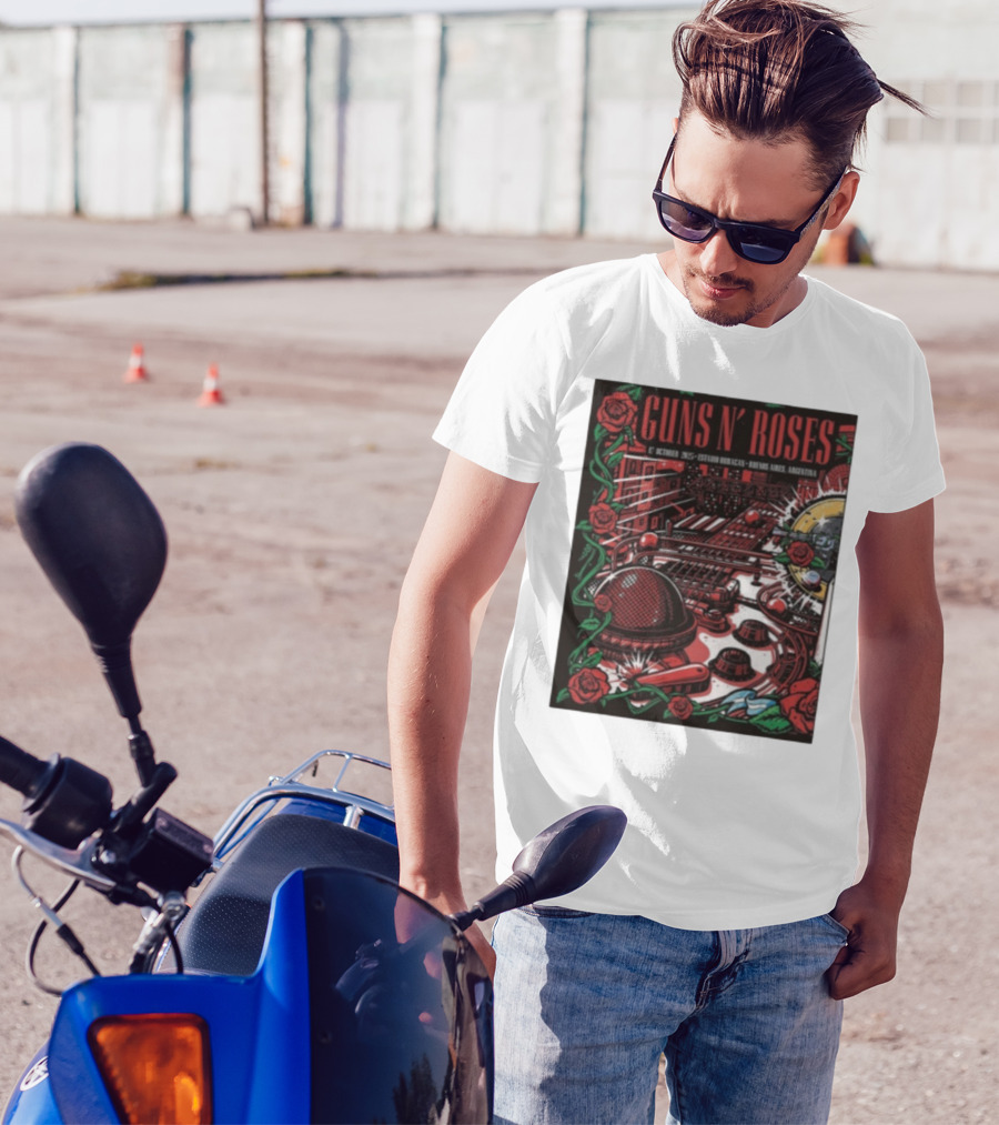 Guns N’ Roses Estadio Huracán 1st October 2025 Buenos Aires Argentina T-Shirt