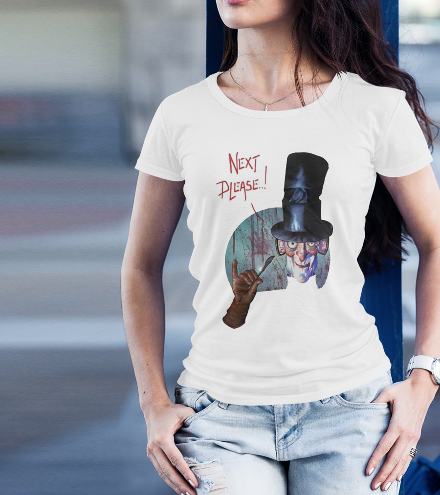 John Bolton1989 Next Please Horror Graffiti Halloween T-Shirt