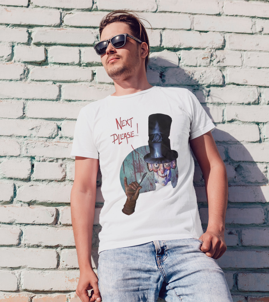 John Bolton1989 Next Please Horror Graffiti Halloween T-Shirt