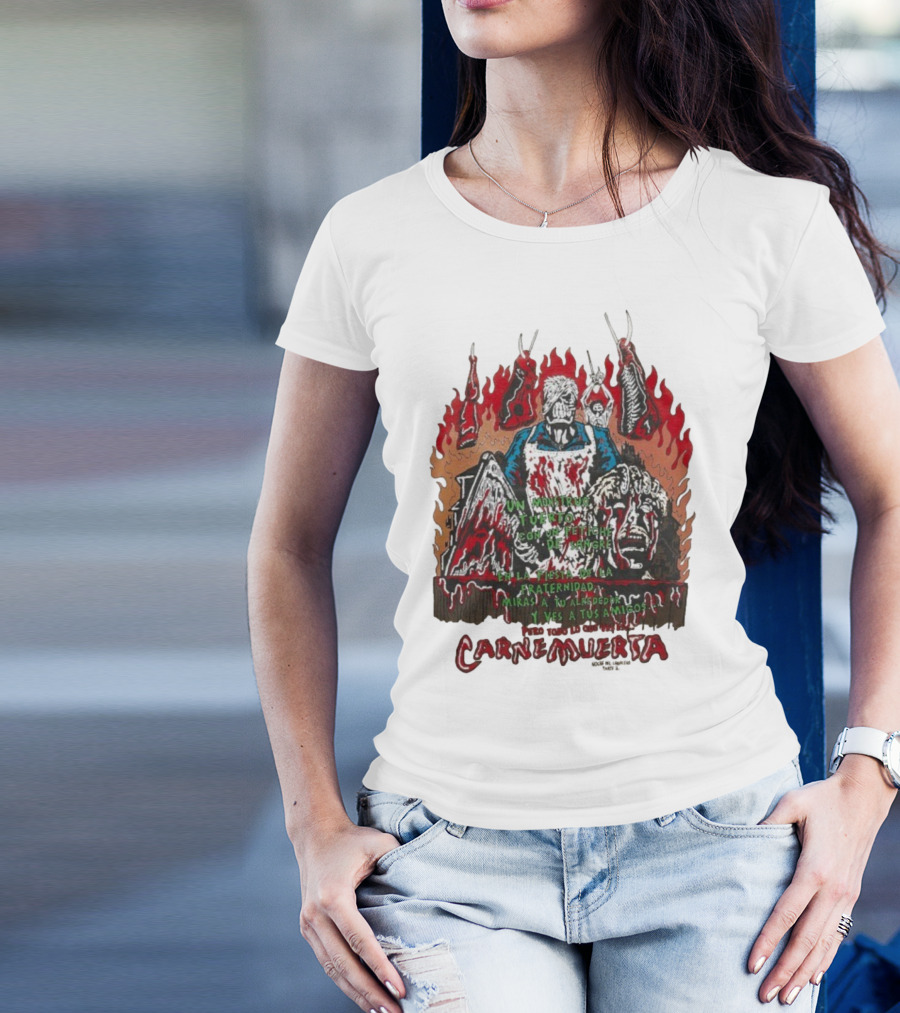 Carne Muerta Halloween Sangre Fraternidad Monstruo T-Shirt