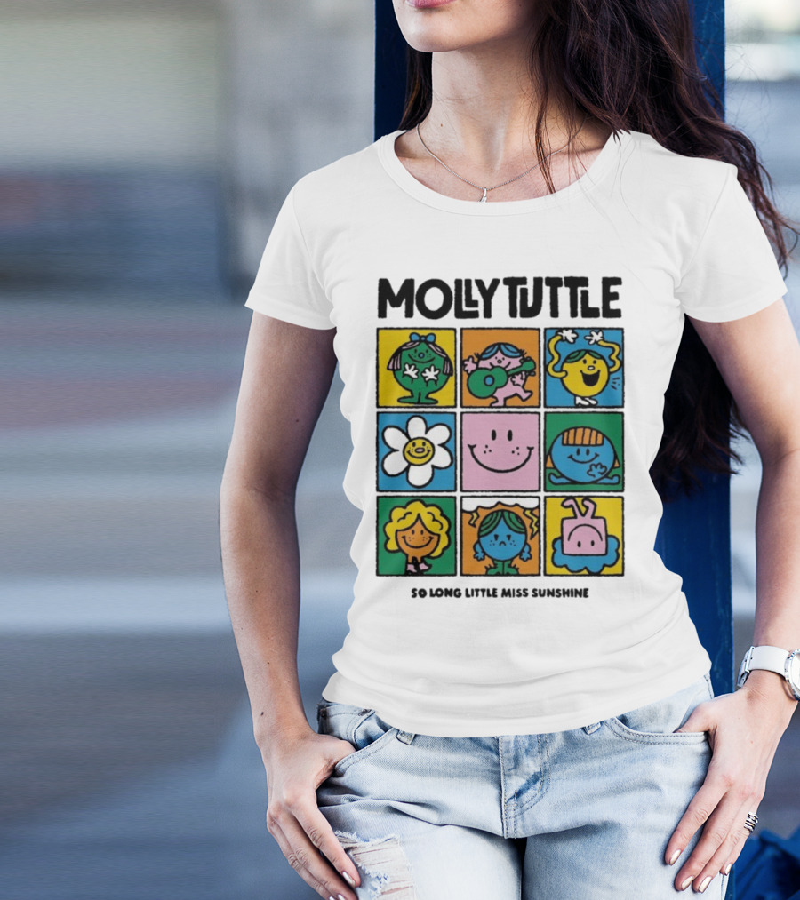 Molly Tuttle So Long Little Miss Sunshine Characters Iconic Pop Art Style T-Shirt