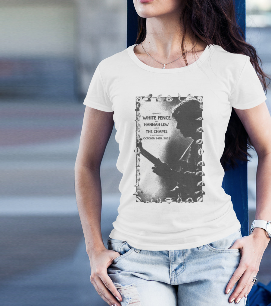 White Fence And Hannah Lew Live At The Chapel San Francisco October 24th 2025 T-Shirt