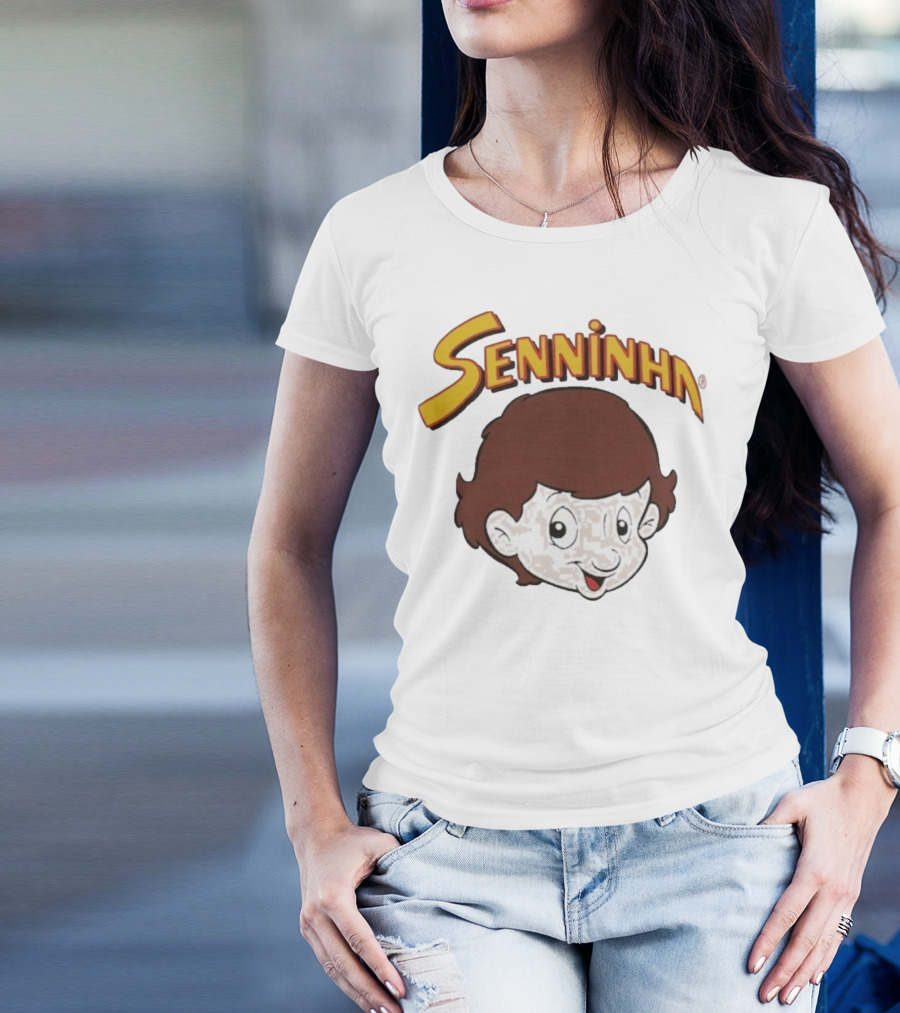 Senninha Ayrton Senna Character Merchandising T-Shirt