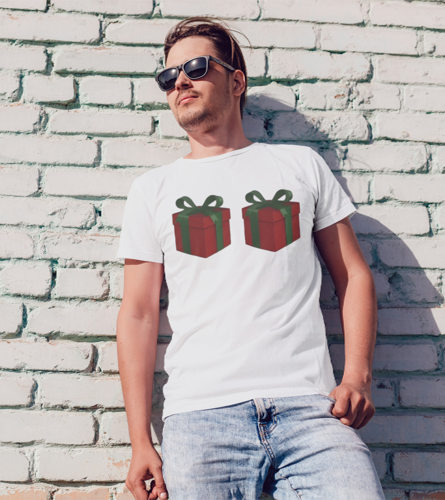 Just Here For The Presents Gifts Holiday Humor T-Shirt