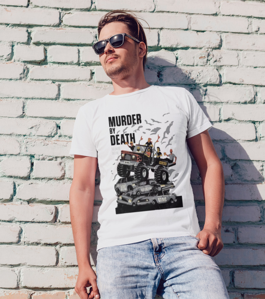 Murder By Death October 19 2025 Salt Lake City Tour Utah Depot Event Monster Truck Illustration T-Shirt