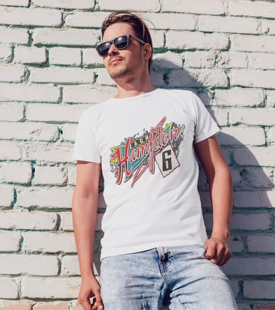 Zach Hampton 6 Vibrant Indiana Style Retro Graffiti T-Shirt