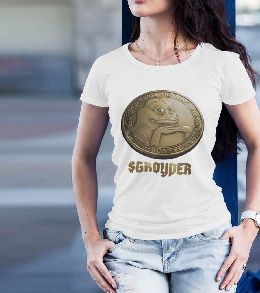 Pepe Frog Trust The Plan Groyper Coin T-Shirt