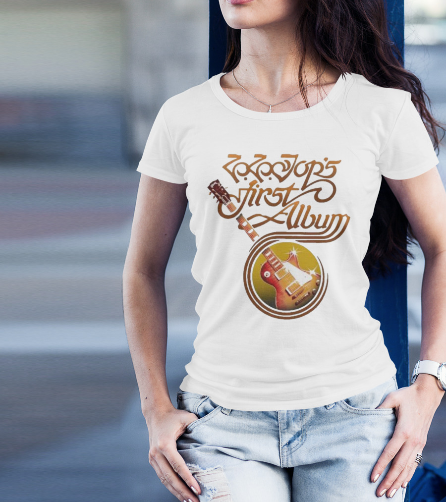 ZZ Top's First Album Guitar Art Retro Style T-Shirt