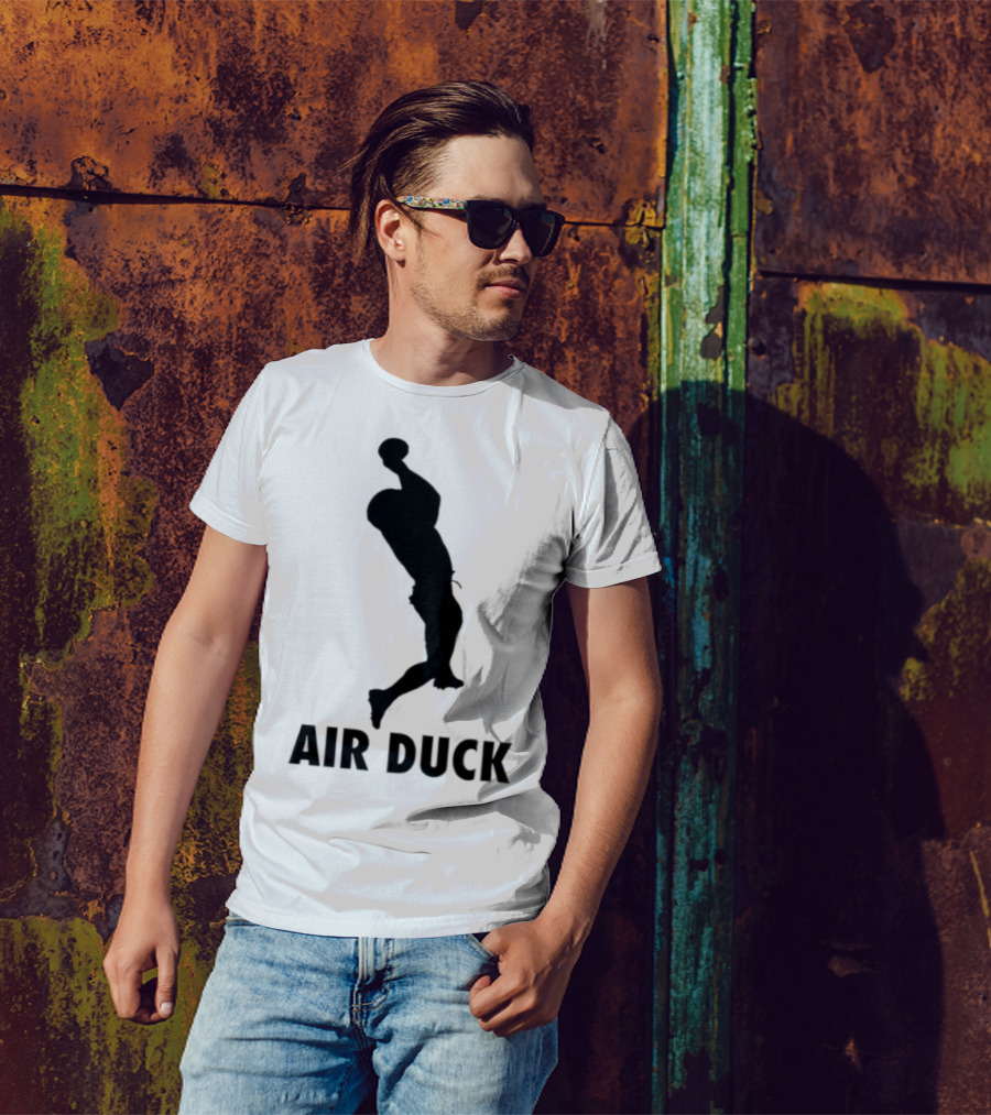 Air Duck Dunk Silhouette Jordan Parody T-Shirt