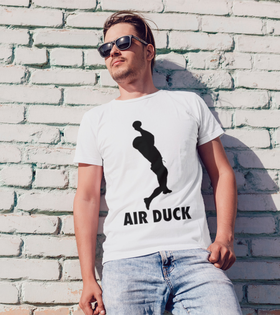 Air Duck Dunk Silhouette Jordan Parody T-Shirt