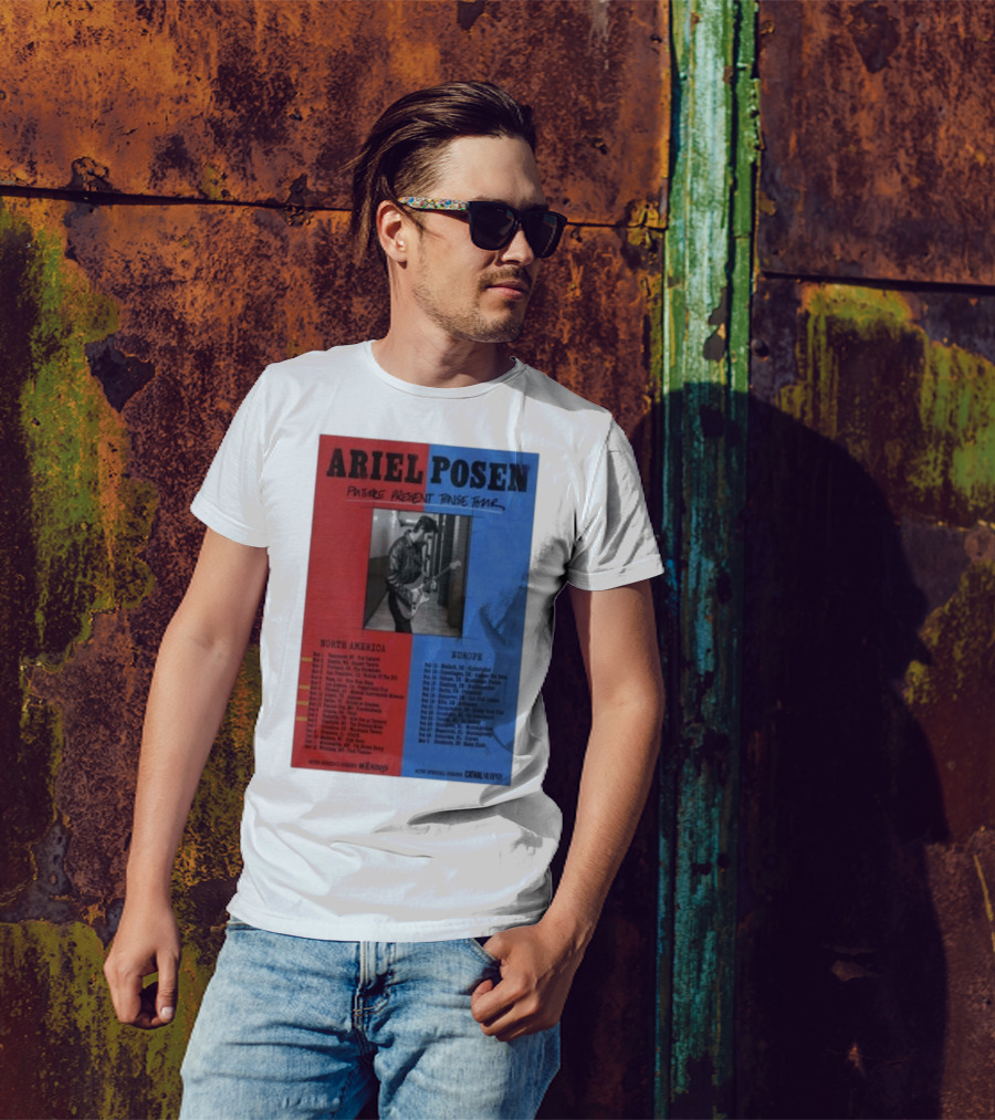 Ariel Posen Future Present Tense Tour North America Europe 2025 2026 Special Guests Wendigo Cathal Murphy T-Shirt