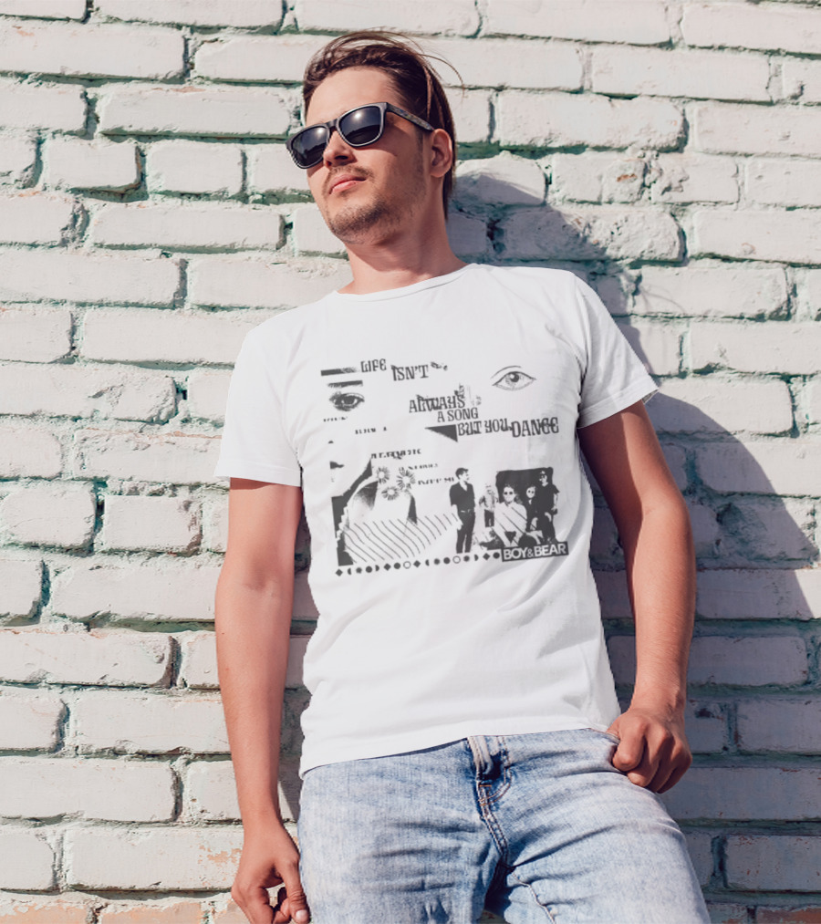 Boy & Bear Life Isn’t Always A Song But You Dance Eye Artwork T-Shirt