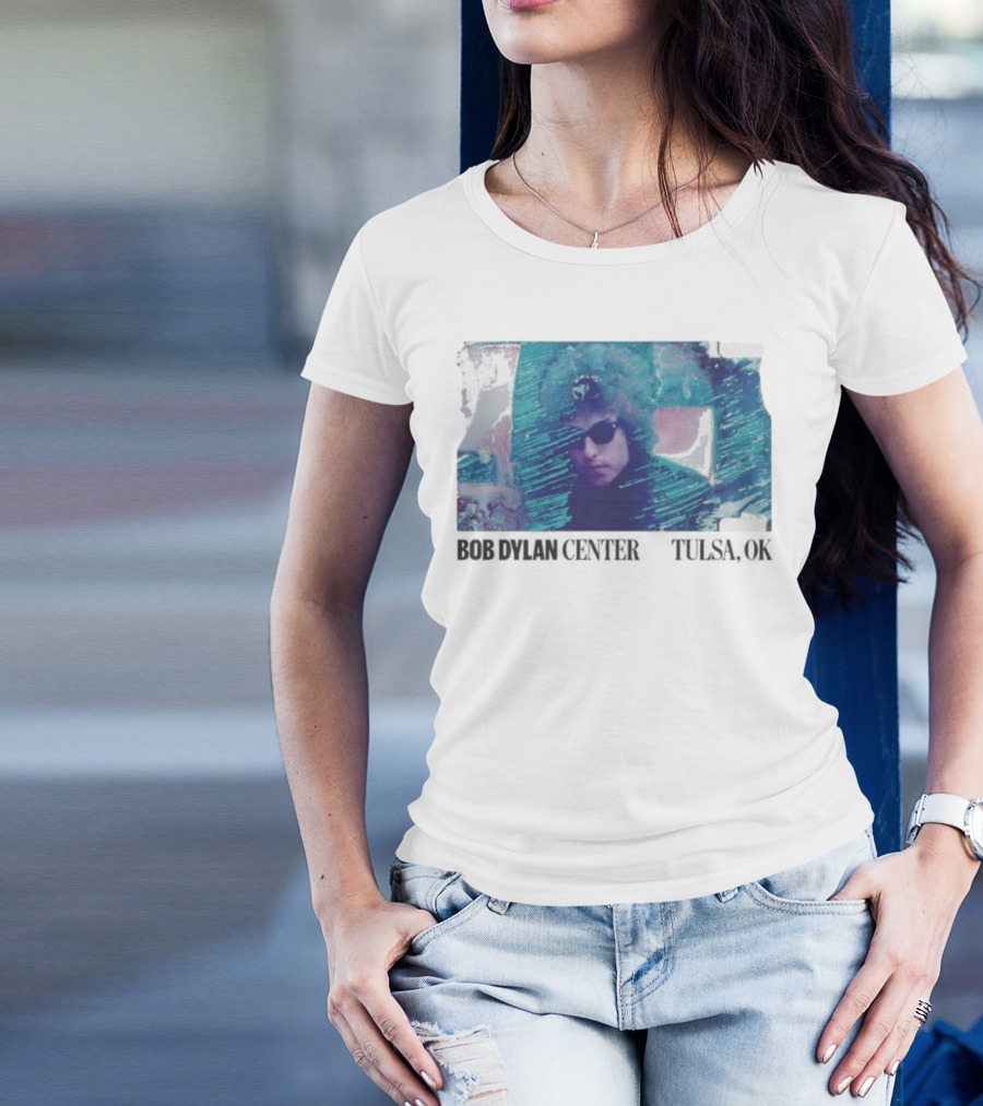 Bob Dylan Europe 1966 Tulsa OK Tour Vintage Style Photo T-Shirt