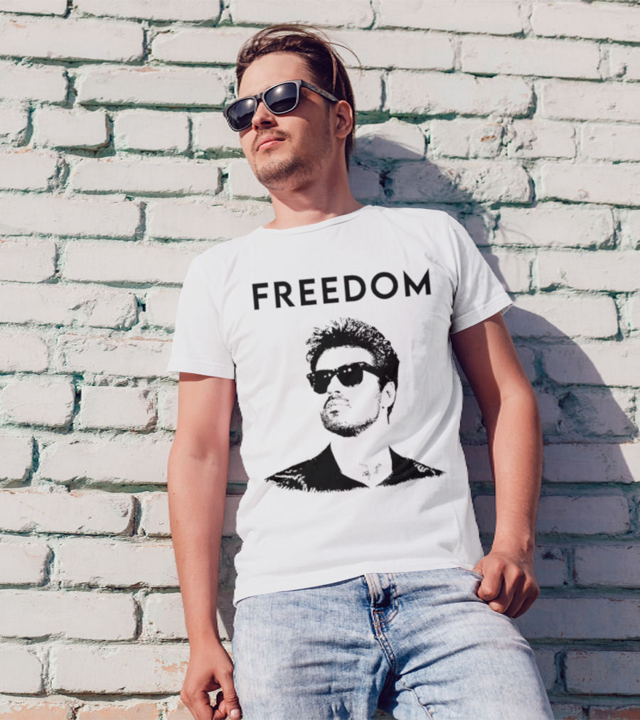 George Michael Freedom Retro Tribute T-Shirt