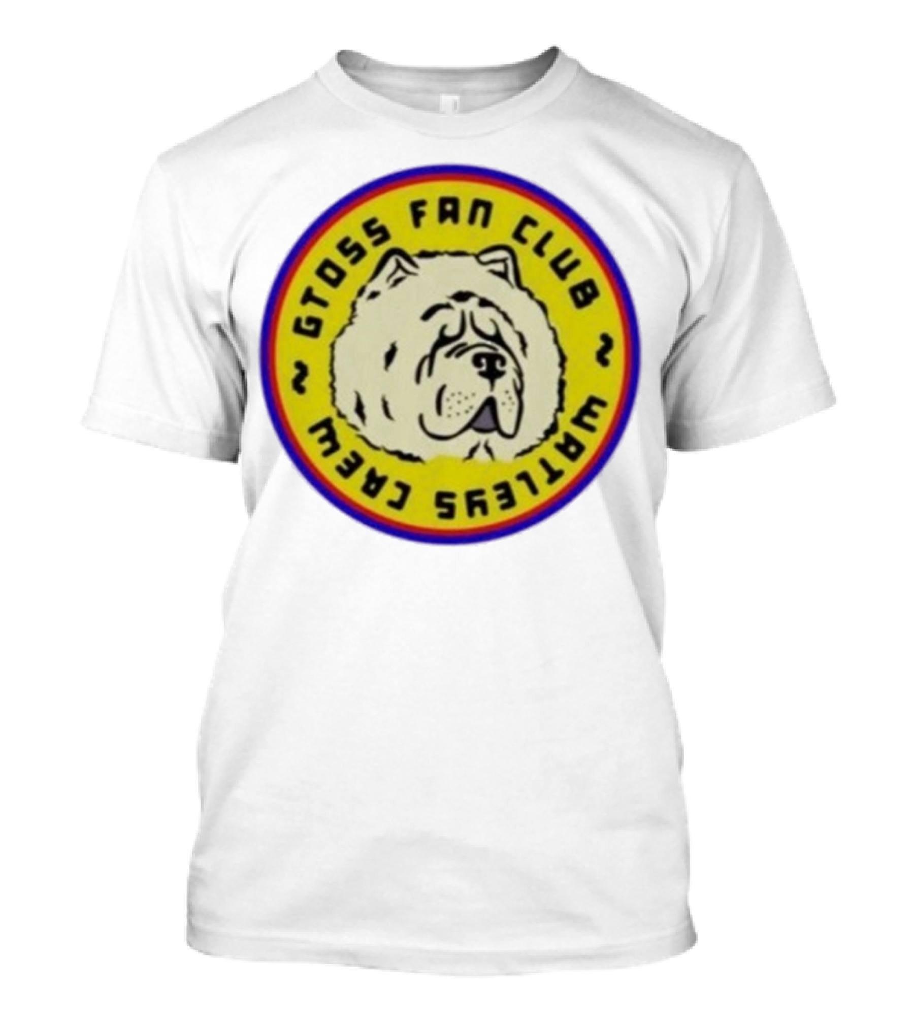 GToss Fan Club Watleys Crew Dog Emblem T-Shirt