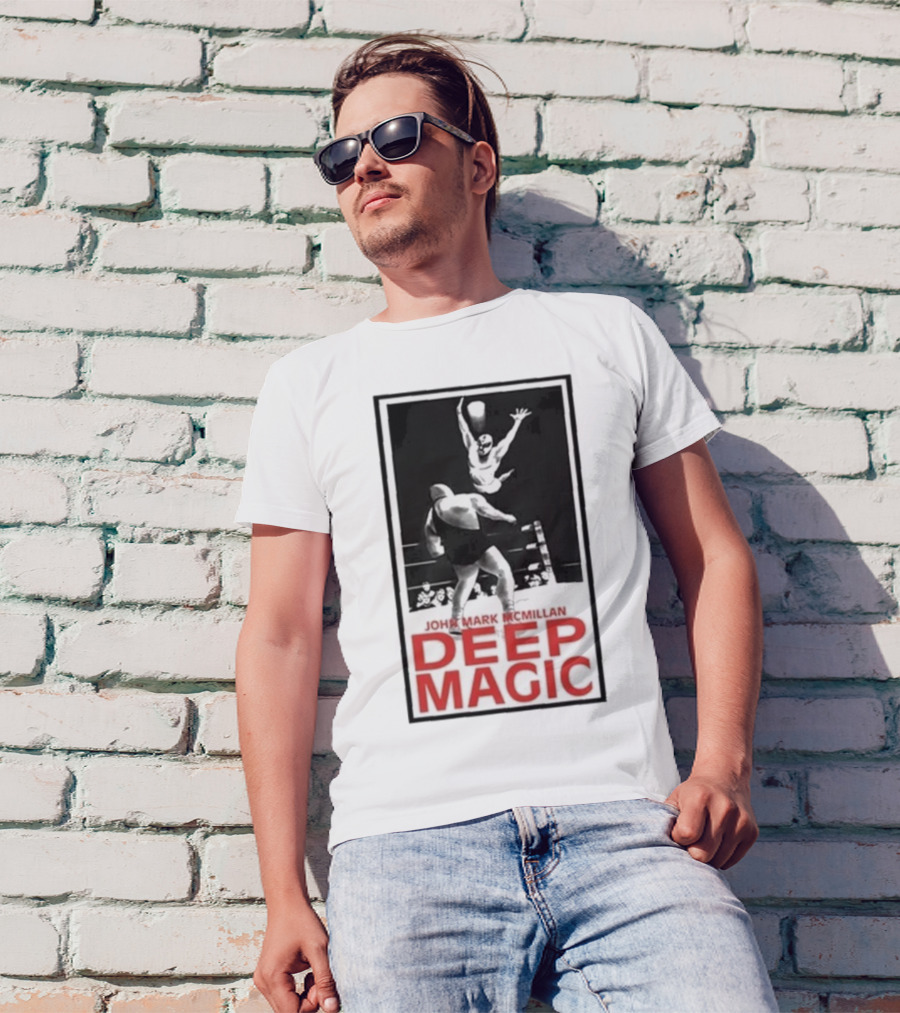 John Mark McMillan Deep Magic Wrestling Illustration T-Shirt