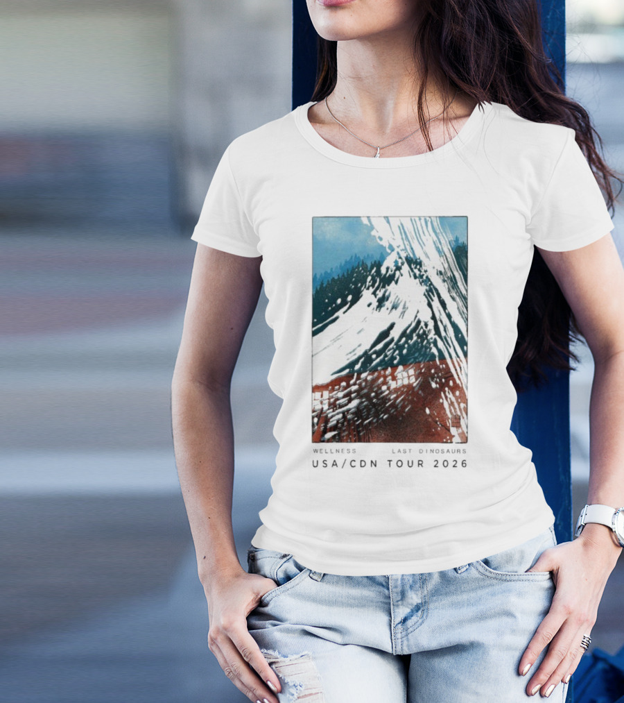 Wellness Last Dinosaurs USA CDN Tour 2026 T-Shirt