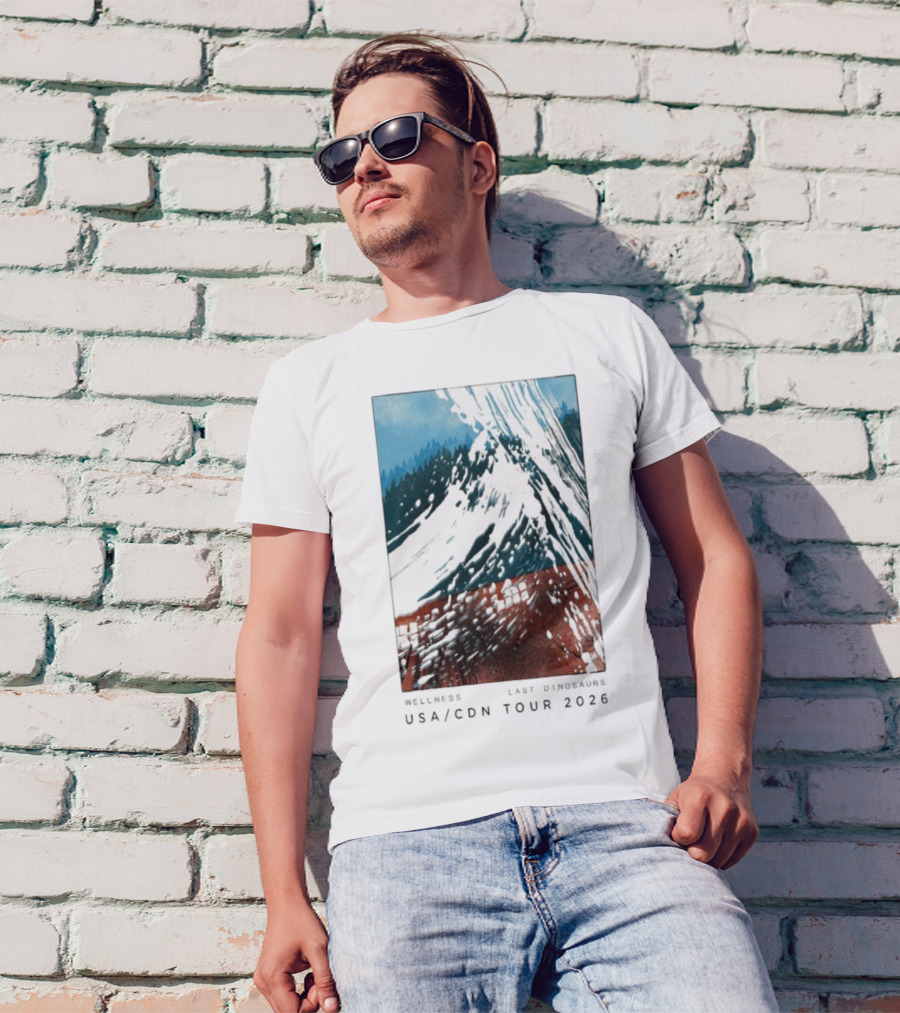Wellness Last Dinosaurs USA CDN Tour 2026 T-Shirt