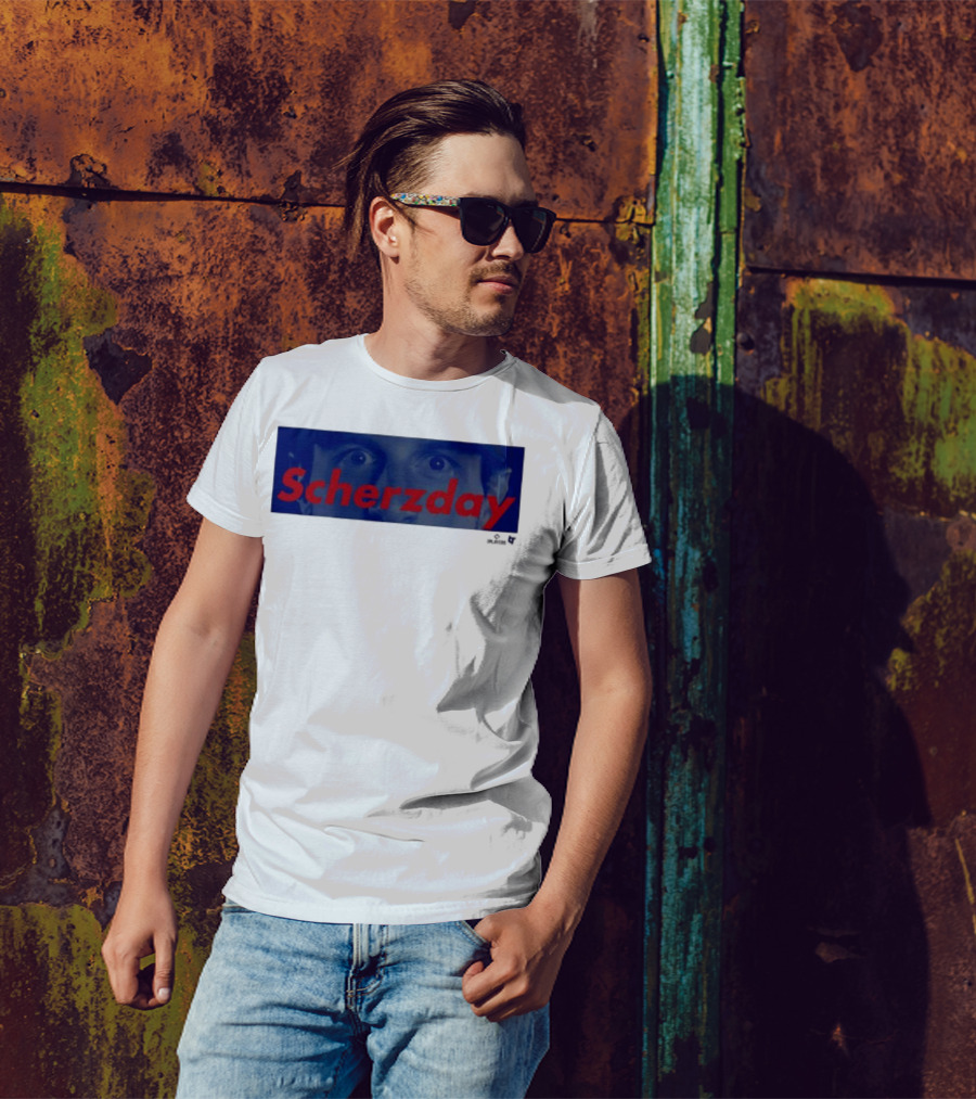 Max Scherzer Scherzday Eyes Toronto Blue Jays T-Shirt