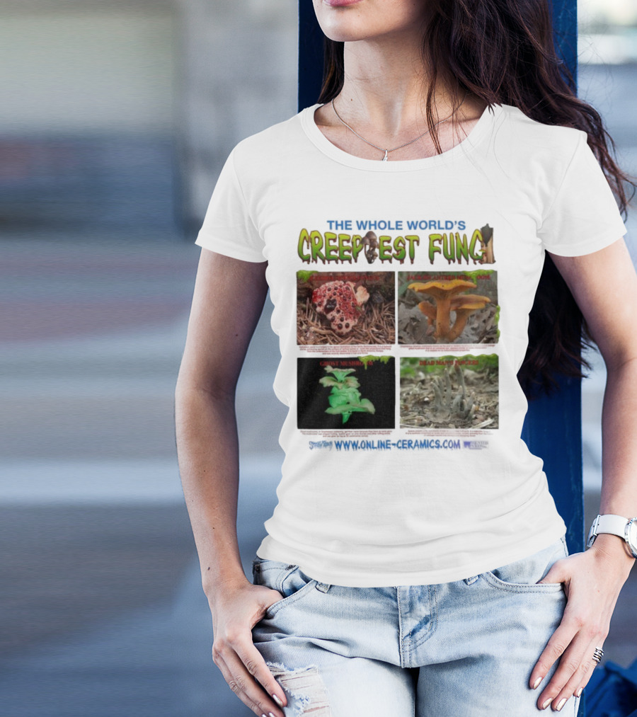 THE WHOLE WORLD'S CREEPIEST FUNG DEAD MAN'S FINGERS BLEEDING TOOTH MUSHROOM理念 T-Shirt