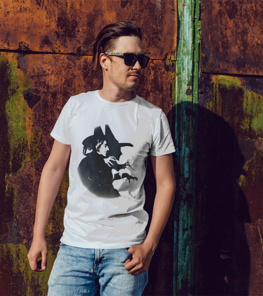 Wicked Witch Of The West Silhouette Halloween Oz Wizard T-Shirt