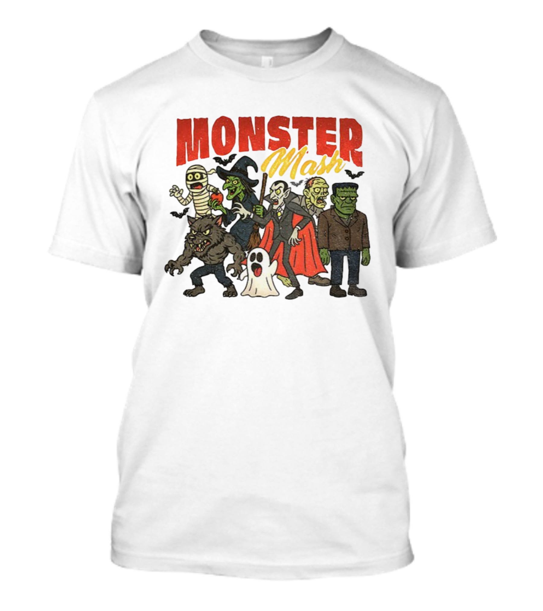 Monster Mash Vintage Horror Movie Vampire Monster Bash T-Shirt