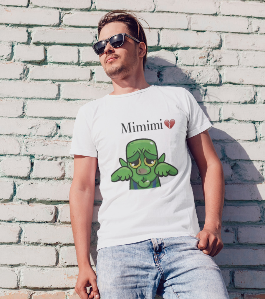 Mimimi Heartbroken Goblin Clash Royale Emojis T-Shirt