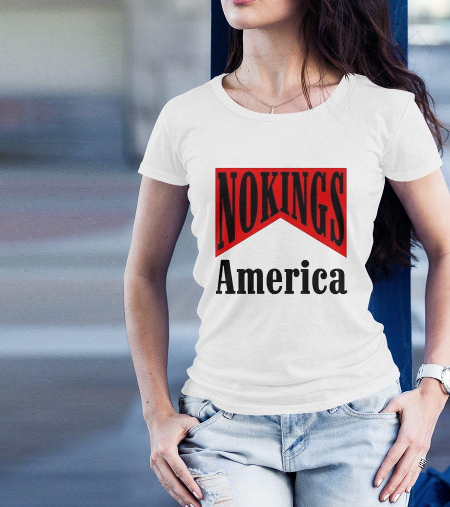 NOKINGS America Medicine Packaging Sarcastic Fashion T-Shirt