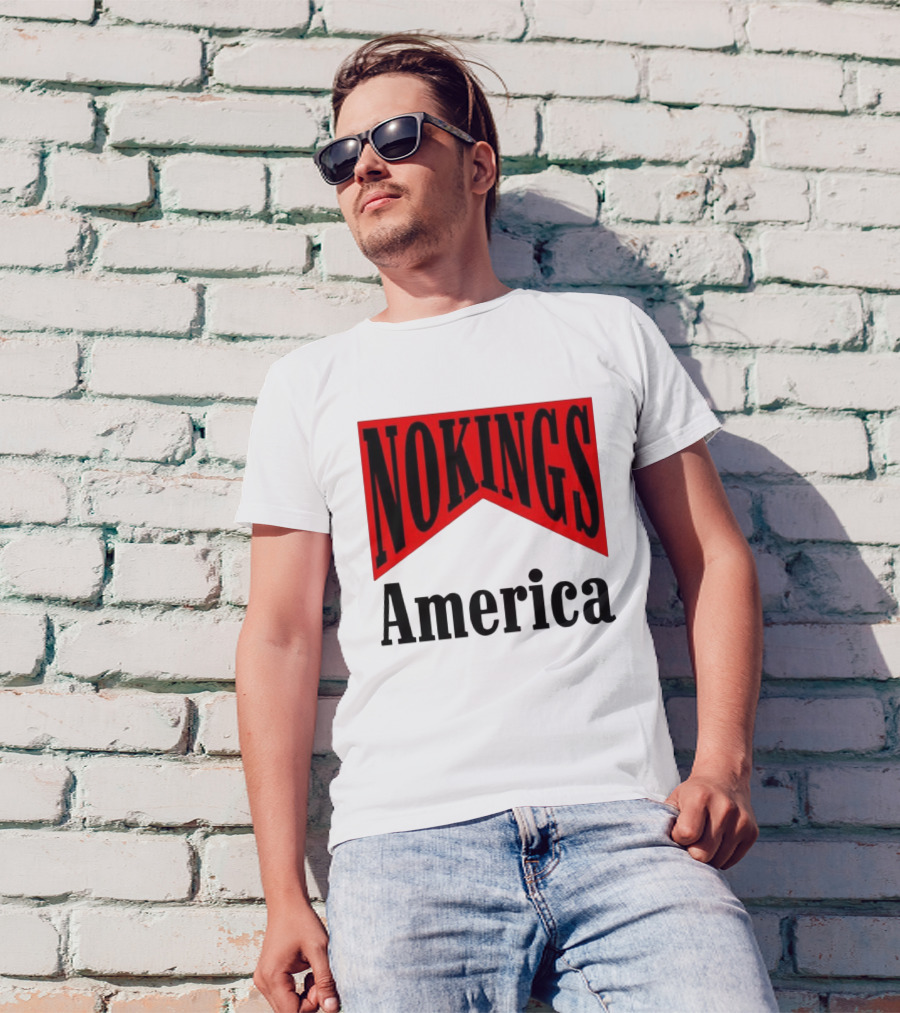 NOKINGS America Medicine Packaging Sarcastic Fashion T-Shirt