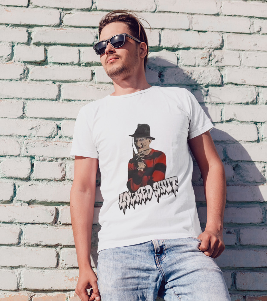 Freddy Krueger Locked Shut Nightmare Horror Character T-Shirt