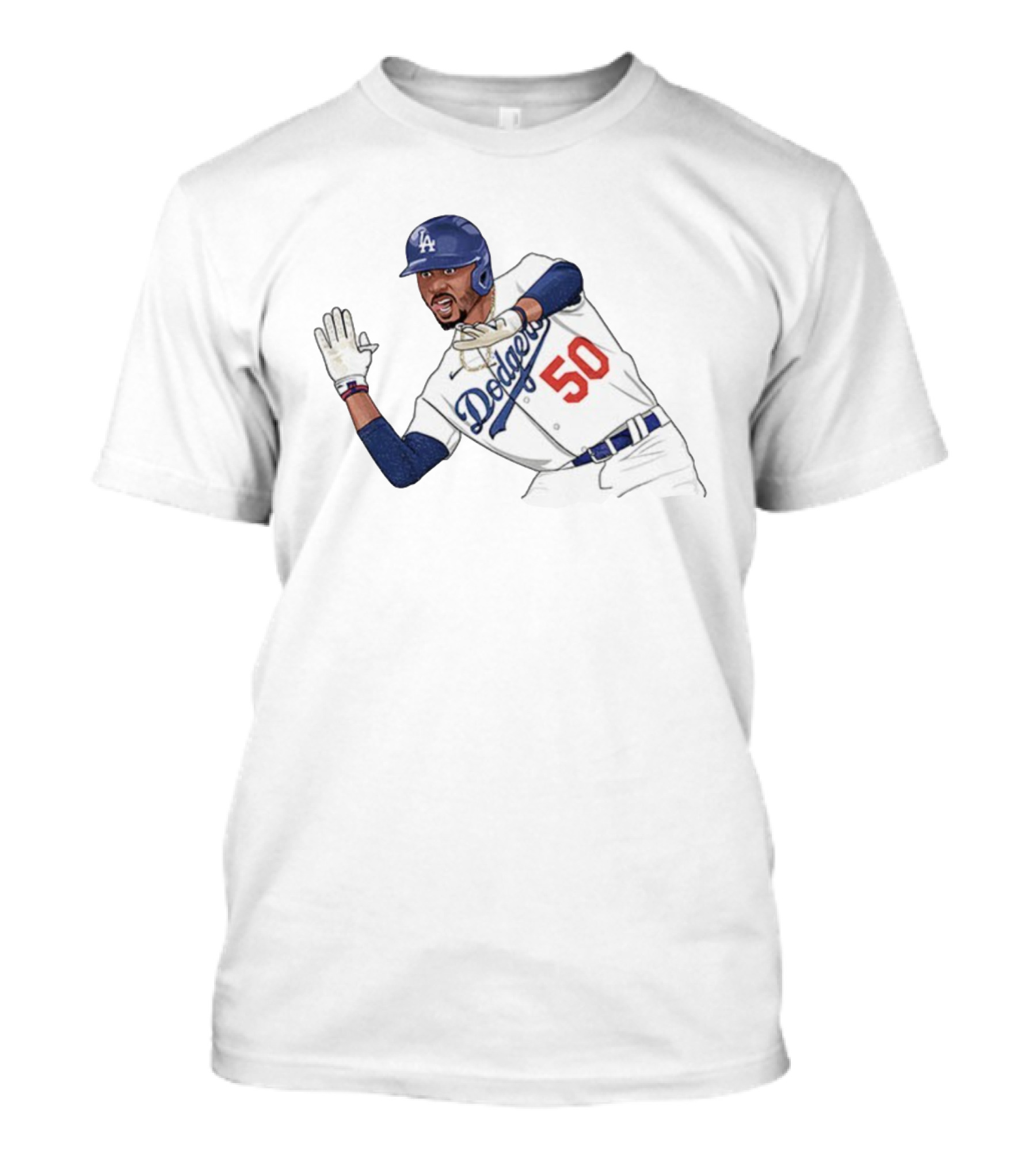 Mookie Betts Dodgers 50 Los Angeles Baseball MLB T-Shirt