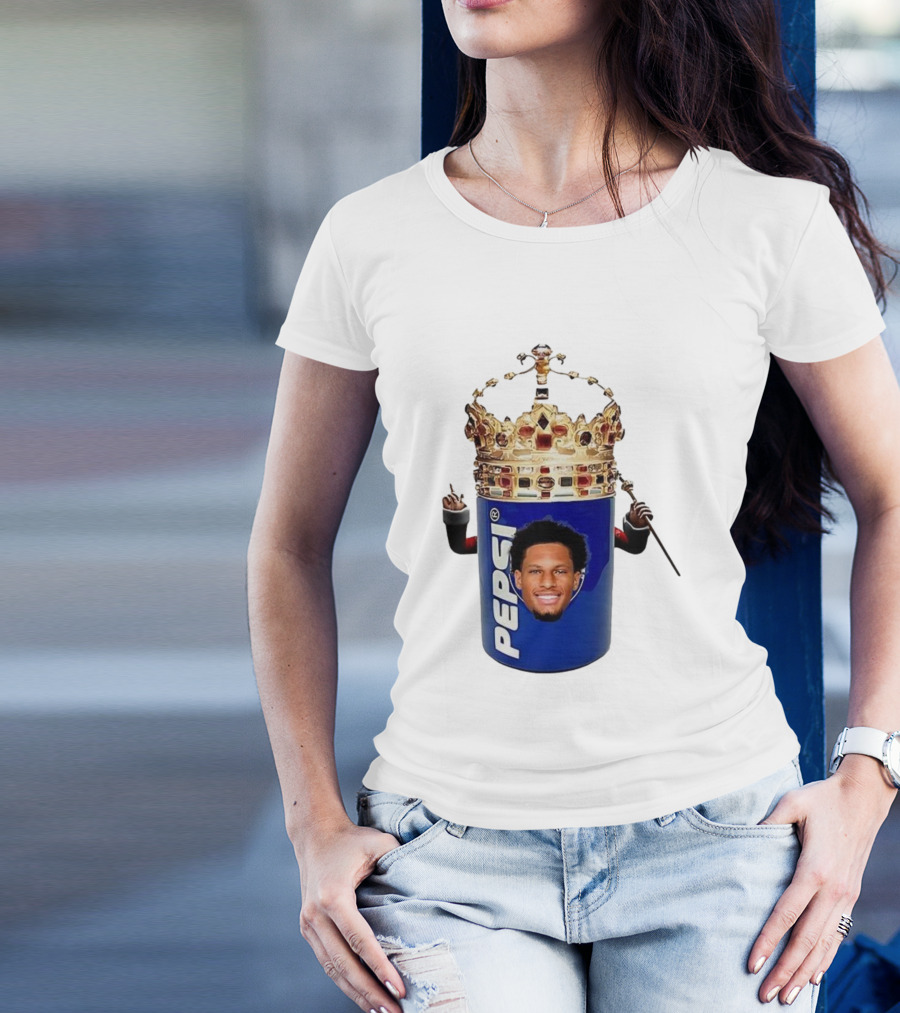 Oronde Gadsden Pepsi Crown Los Angeles Chargers King Parody T-Shirt