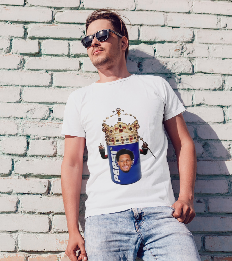 Oronde Gadsden Pepsi Crown Los Angeles Chargers King Parody T-Shirt