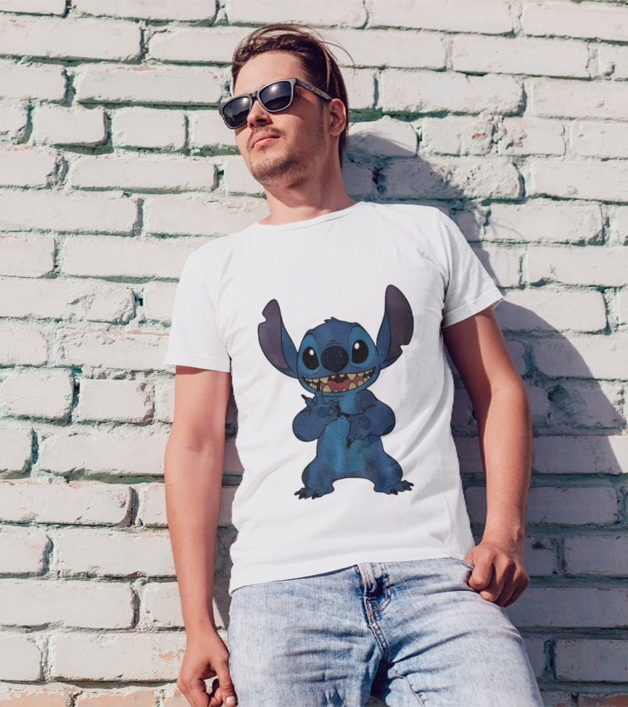 Six Seven 6 7 Meme Funny Stitch Hands Character T-Shirt