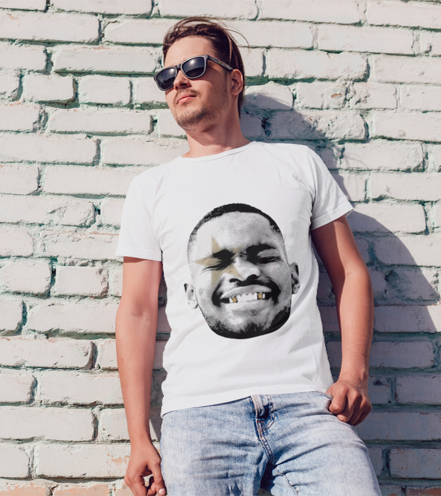 Santan Dave Star Face Grin Icon Gold Teeth T-Shirt
