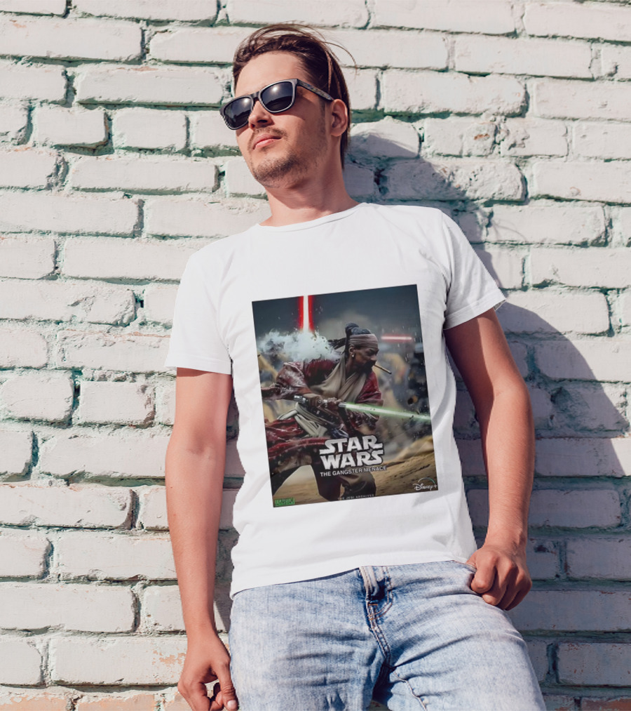 Star Wars The Gangster Menace Snoop Jedi Parody Disney T-Shirt