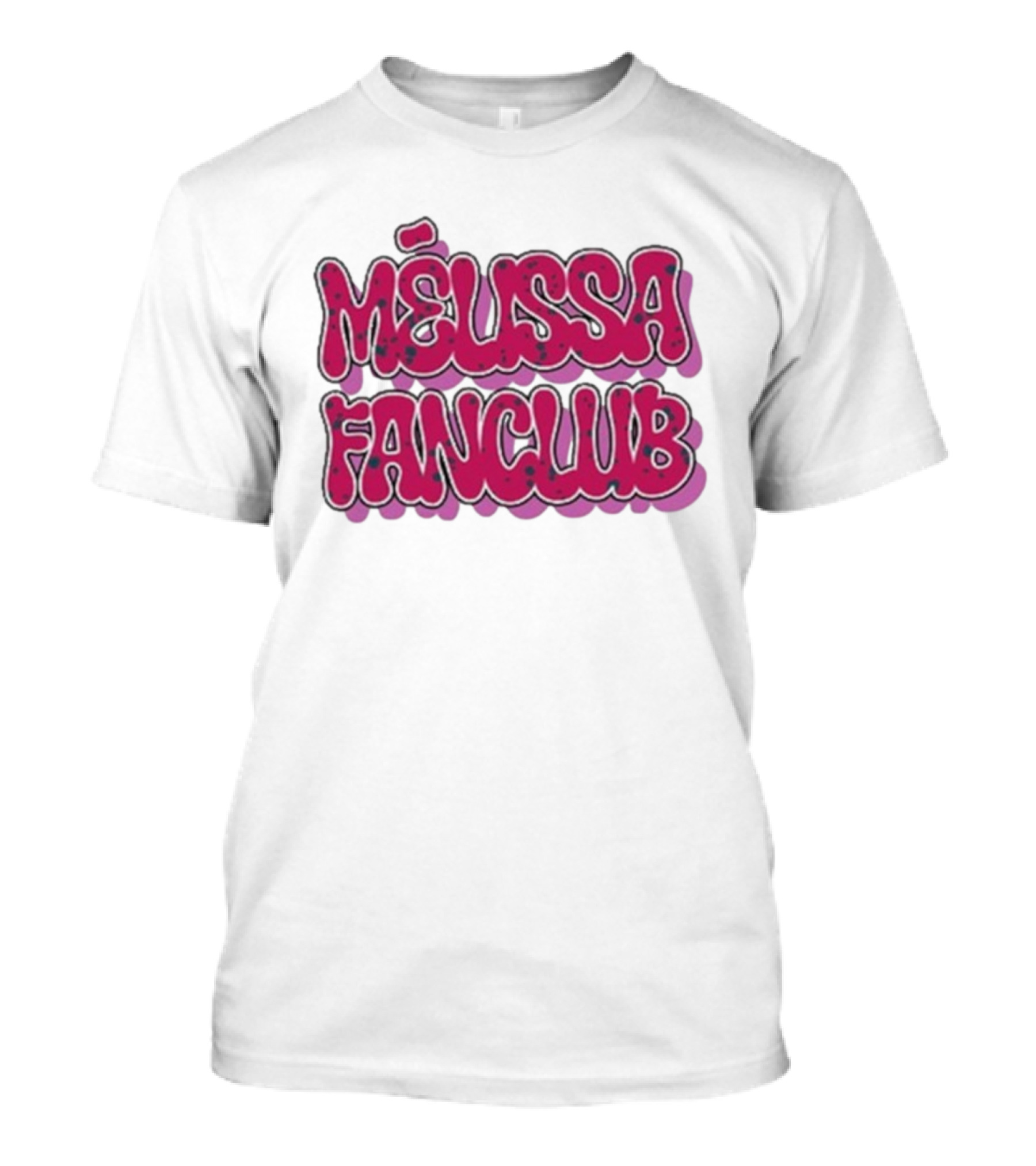 Melissa Fanclub Star Academy Plum Bubble Letters T-Shirt