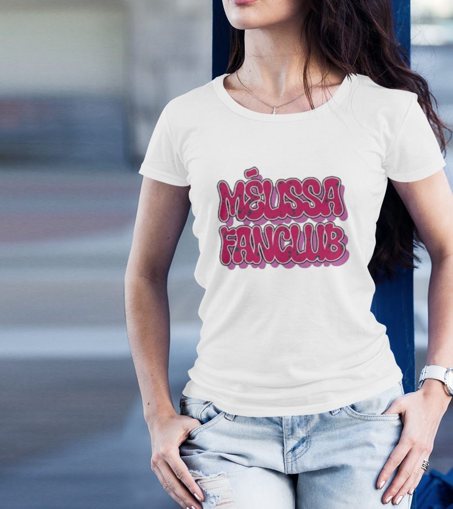 Melissa Fanclub Star Academy Plum Bubble Letters T-Shirt