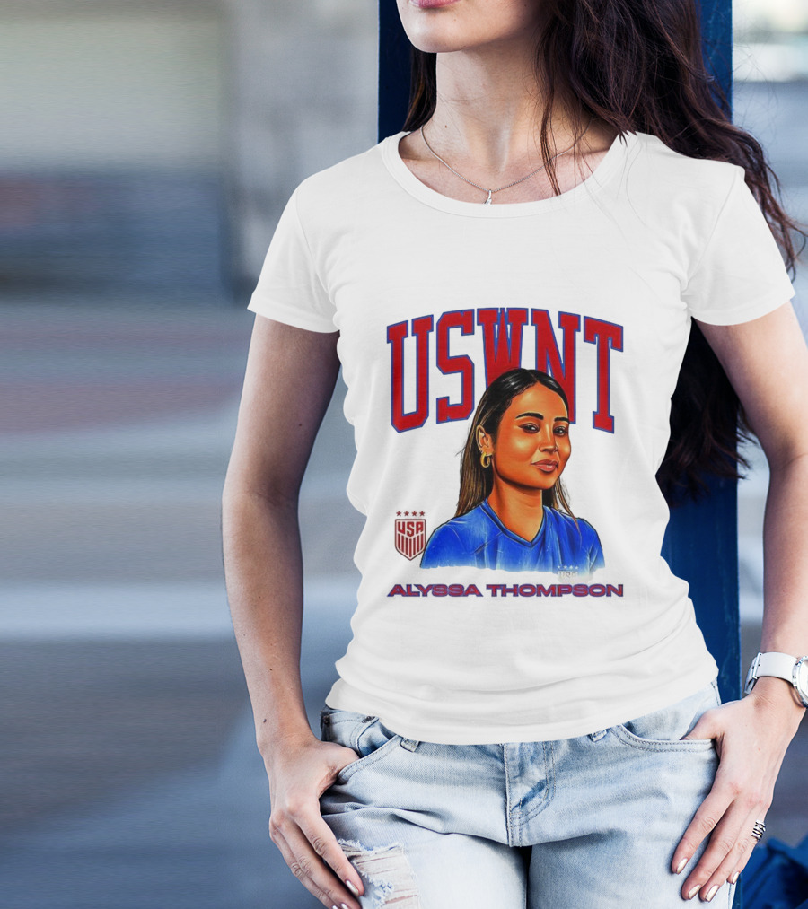 USWNT Alyssa Thompson United States Soccer Team T-Shirt