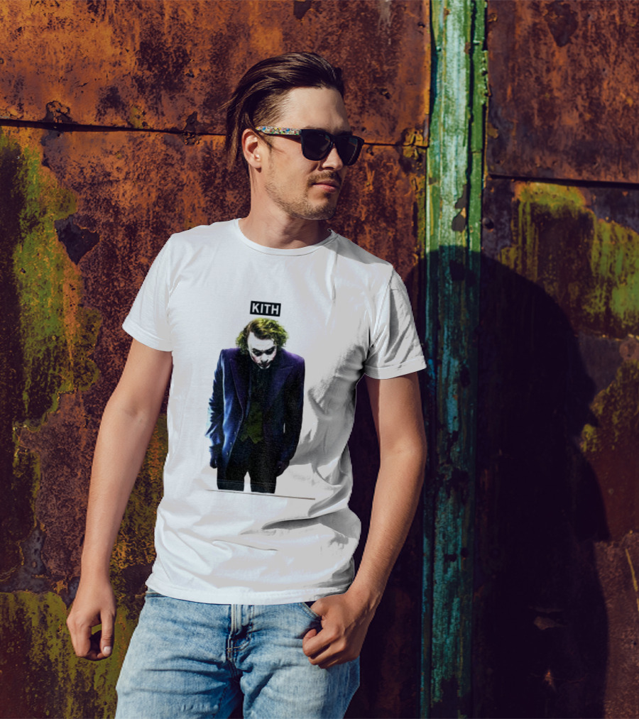 Dodgers Batman Kith Joker Collaboration T-Shirt