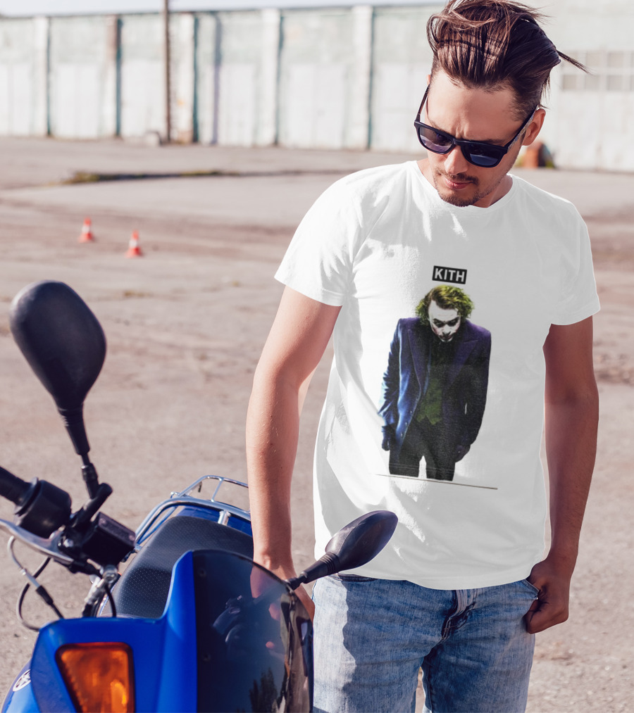 Dodgers Batman Kith Joker Collaboration T-Shirt