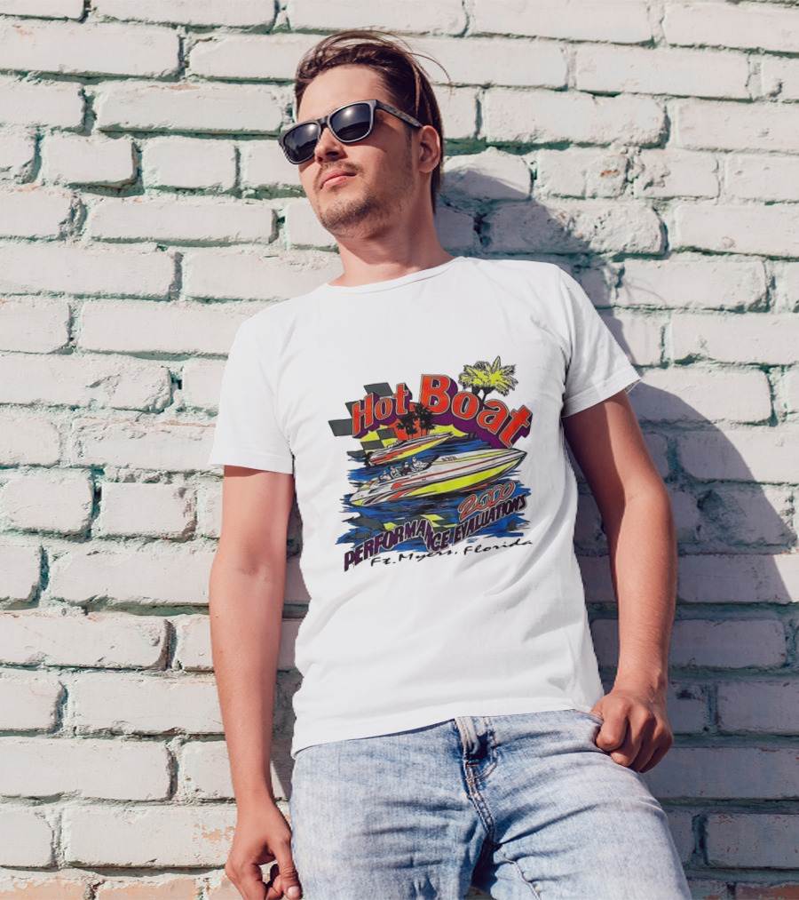 Hot Boat Performance Evaluations 2000 Ft. Myers Florida T-Shirt
